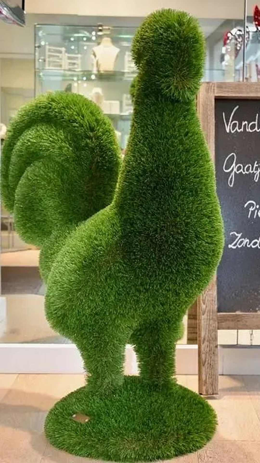 Outdoor Artificial Grass Animals -Rooster