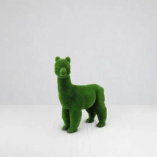 Outdoor Artificial Grass Animals - Alpaca