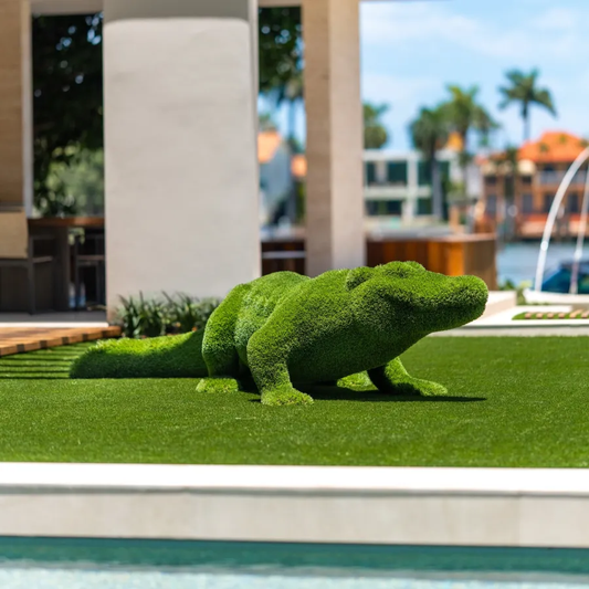 Outdoor Artificial Turf Animals -Crocodile