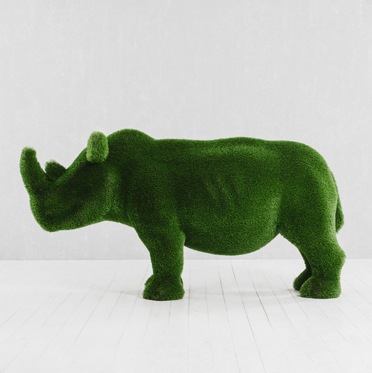Outdoor Artificial Turf Animals -Rhino Baby