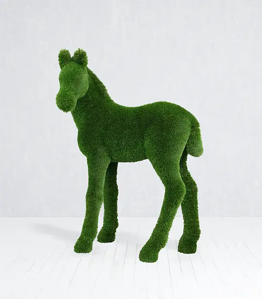 Outdoor Artificial Grass Animals -Topiary Foal