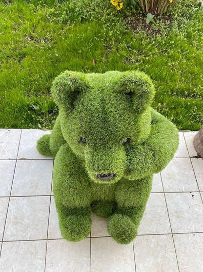 Outdoor Artificial Grass Animals -  Teddy bear