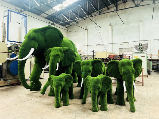 Outdoor Artificial Turf Animals - Elephant