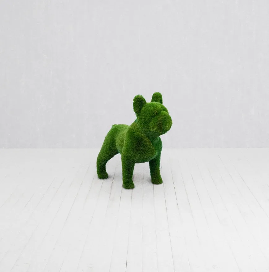 Outdoor Artificial Turf Animals - French Bulldog