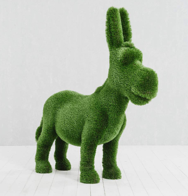 Outdoor Artificial Grass Animals -Donkey