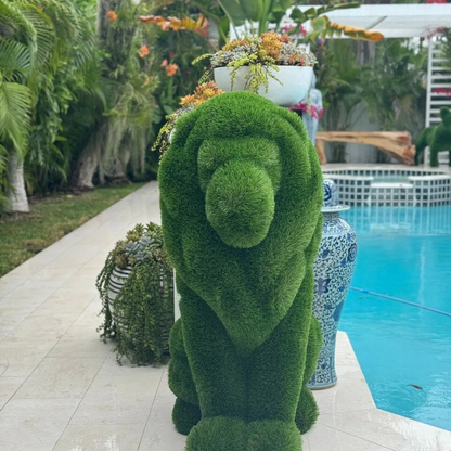 Outdoor Artificial Turf Animals - Seating Lion