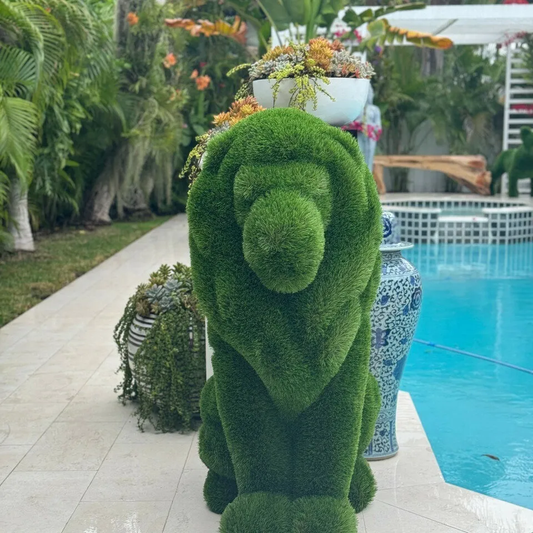 Outdoor Artificial Turf Animals - Seating Lion
