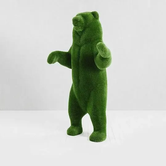 Outdoor Artificial Turf Animals - Standing Bear