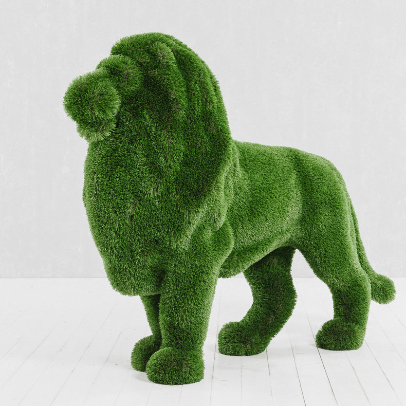 Outdoor Artificial Turf Animals -Lion - Standing