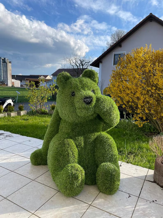 Outdoor Artificial Grass Animals -  Teddy bear