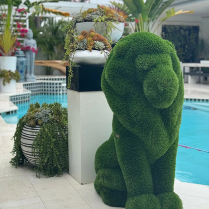 Outdoor Artificial Turf Animals - Seating Lion